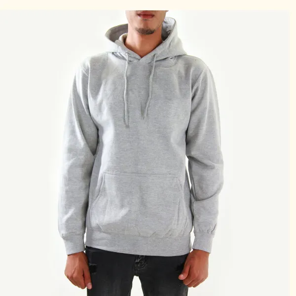[3LAYER-HOOD-P280-GRY-L] THREE LAYER Adult Hoodie P280 Grey L